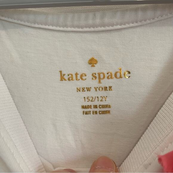 Kate Spade kids bow accent tee - Picture 4 of 8